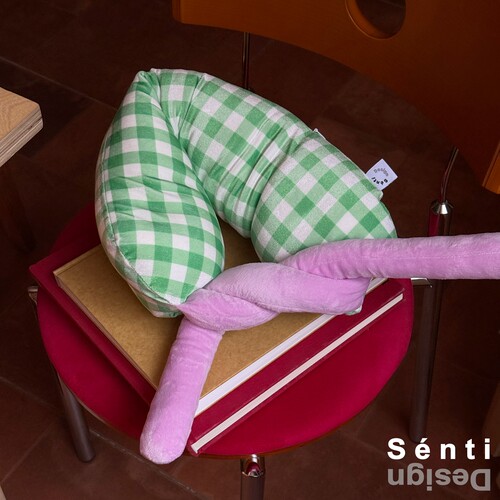 Sénti《Waffle Pillow》旅行办公u型枕可爱格子拼接护颈枕睡眠