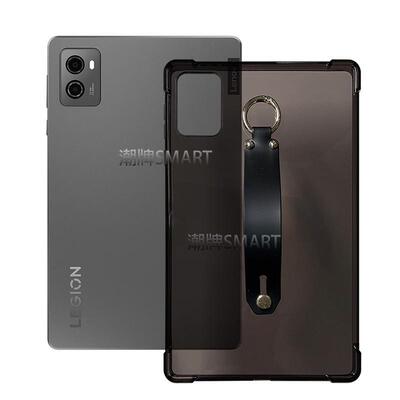 适用新款联想三代Y700手持软胶壳透黑 联想Legion3代Y700卡手持软壳拯救者y700软套8.8英寸平板手持腕带气囊