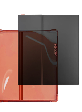 适用掌阅Ocean5保护套透红色 彩色屏Ocean5电子书软胶壳 ocean4个性轻薄壳Ocean5简约防摔壳掌阅女生透红色