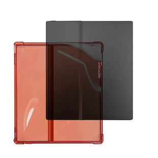 适用掌阅Ocean5保护套透红色 彩色屏Ocean5电子书软胶壳 ocean4个性轻薄壳Ocean5简约防摔壳掌阅女生透红色