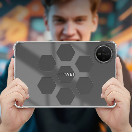 适用于华为平板mini保护壳蜂窝缕空8.8英寸壳华为Mini平板缕空壳蜂窝软防摔套 MLR-AL10轻薄简约黑壳缕空全包