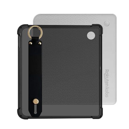 适用Kobo Libra2手持保护壳 Libra Colour电子书软壳透黑 乐天Libra2手持7.0英寸保护壳koboclara透明壳手持