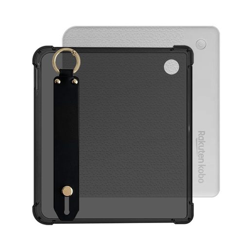 适用Kobo Libra2手持保护壳 Libra Colour电子书软壳透黑 乐天Libra2手持7.0英寸保护壳koboclara透明壳手持