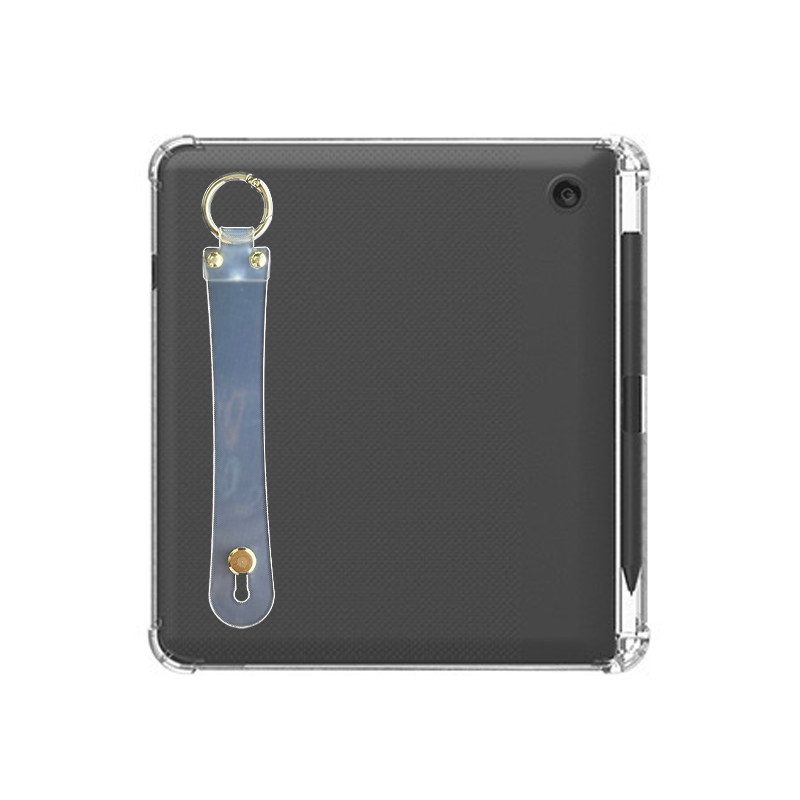 适用KOBO Sage手持软壳透色笔槽 Kobo Libra2手持透黑保护壳 乐天Sage手持8.0英寸保护壳koboclara透明壳手持