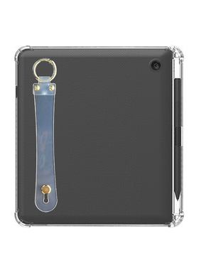 适用KOBO Sage手持软壳透色笔槽 Kobo Libra2手持透黑保护壳 乐天Sage手持8.0英寸保护壳koboclara透明壳手持