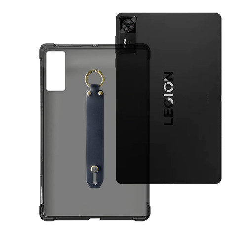 适用25款拯救者四代Y700手持防摔套 透黑联想Legion4代 Y700卡手持软壳y700软套8.8英寸电竞平板手持腕带气囊