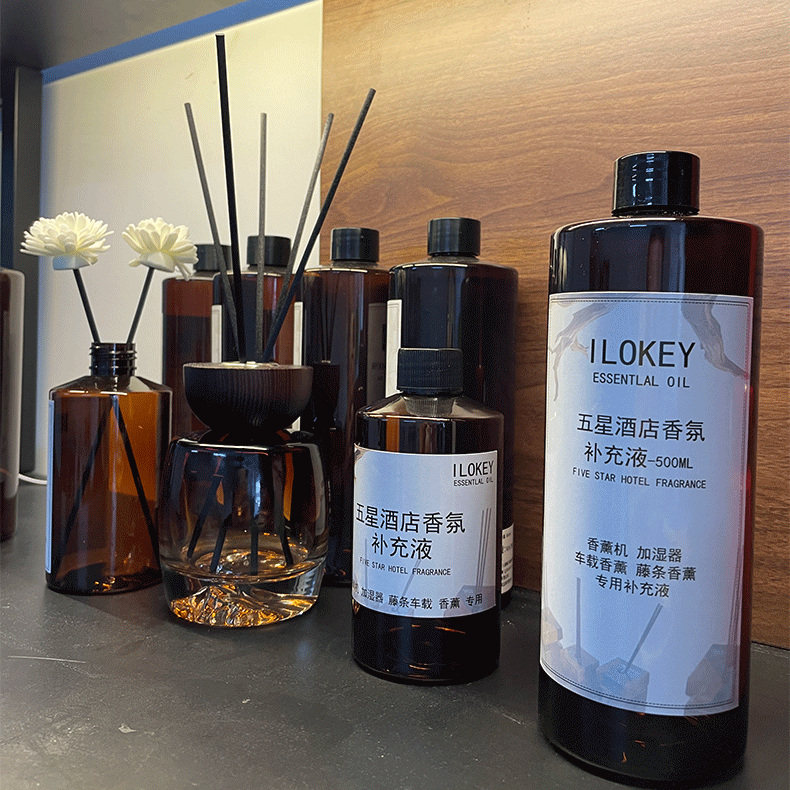 ILOKEY500ml无火香薰精油补充液