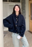 秋新款现货25秋新中式风衣工装短款夹克外套2B235-9112-P155-K218，女装短外套，2B235