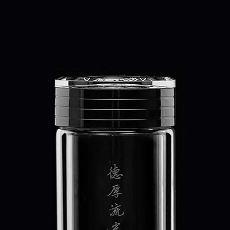 双层男士加厚高档办公水杯子