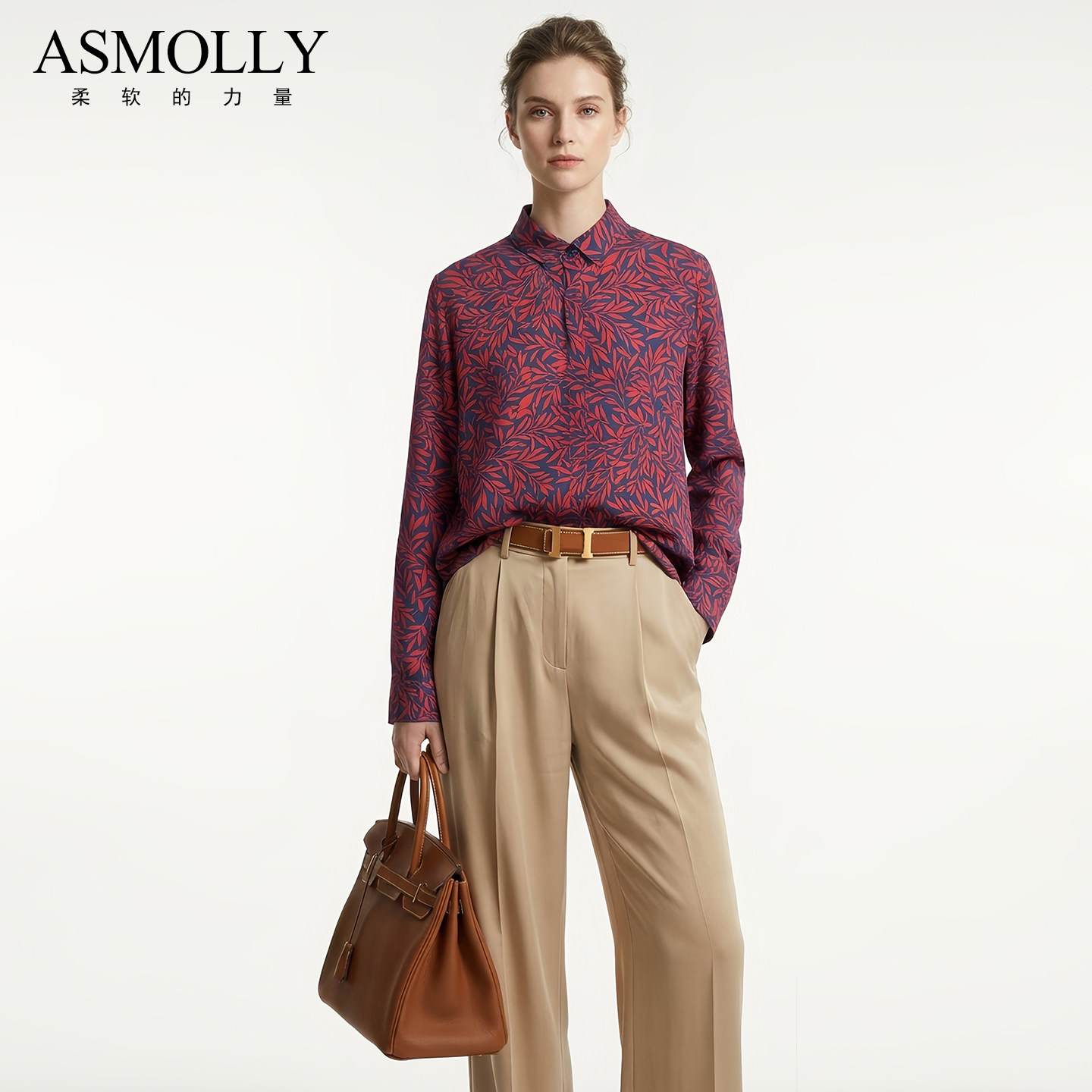 asmolly2026春夏印花真丝衬
