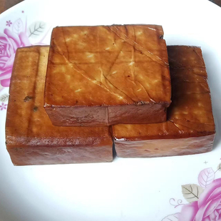 四川特产柴火烟熏豆腐干渠县城坝腊豆干花椒味凉拌腊豆干真空包装