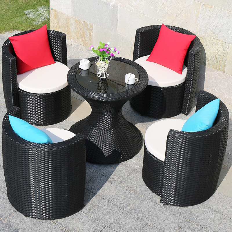 戶外休閑藤編家具花園露天陽台藤椅小茶幾三五件套簡約現代藤桌椅在類目 住宅傢俱, 戶外/庭院傢俱, 桌椅套件中 - 來自Buy2taobao.com提供專業的淘寶代購服務