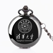 进口机芯复古怀表男翻盖创意礼物学生DIY定制石英挂表女考试通用