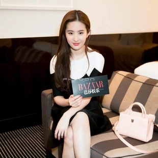 玫瑰的故事刘亦菲黄亦玫同款法国时尚职业气质针织修身连衣裙秋