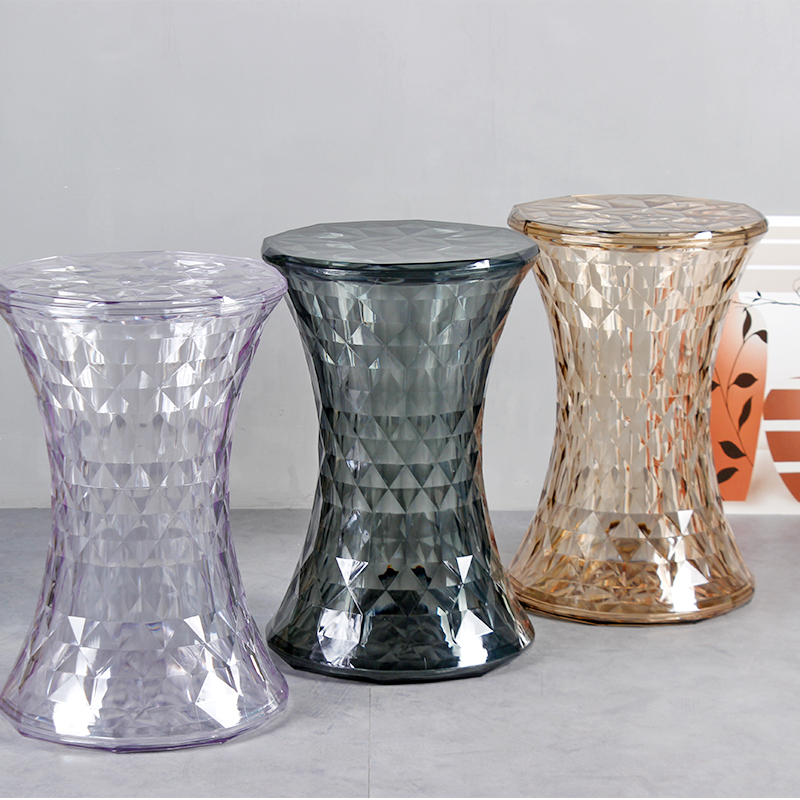 亚克力水晶换鞋凳玄关设计钻石凳