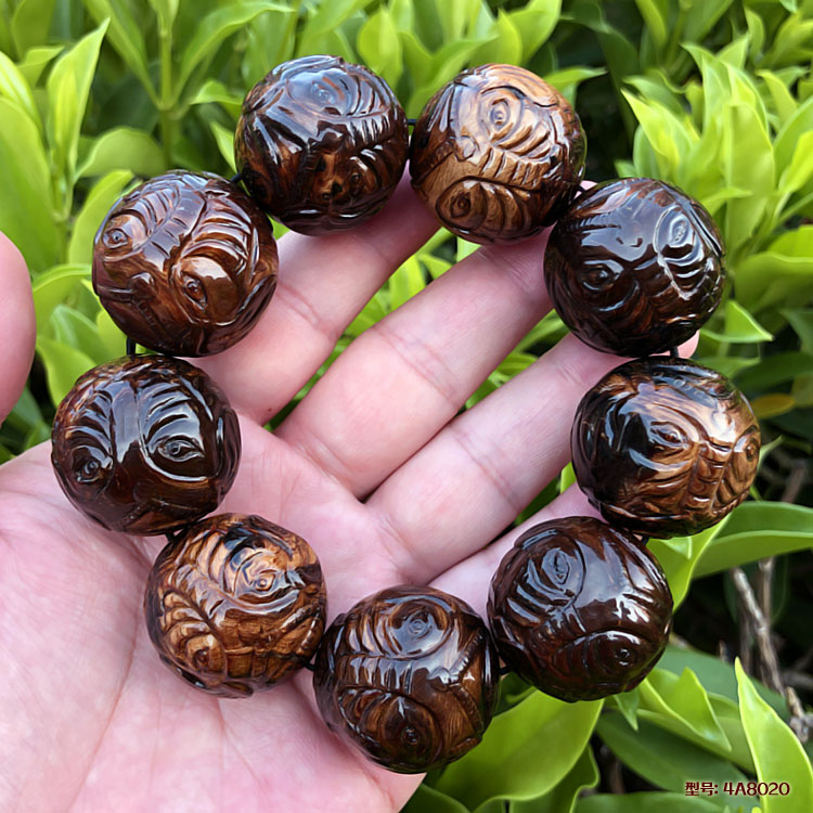 保真天然海柳手串佛珠文玩多宝