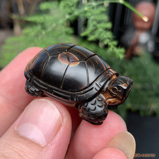 天然海柳血柳文玩手把钥匙吊坠手串佛珠配饰男女礼物挂件富甲乌龟
