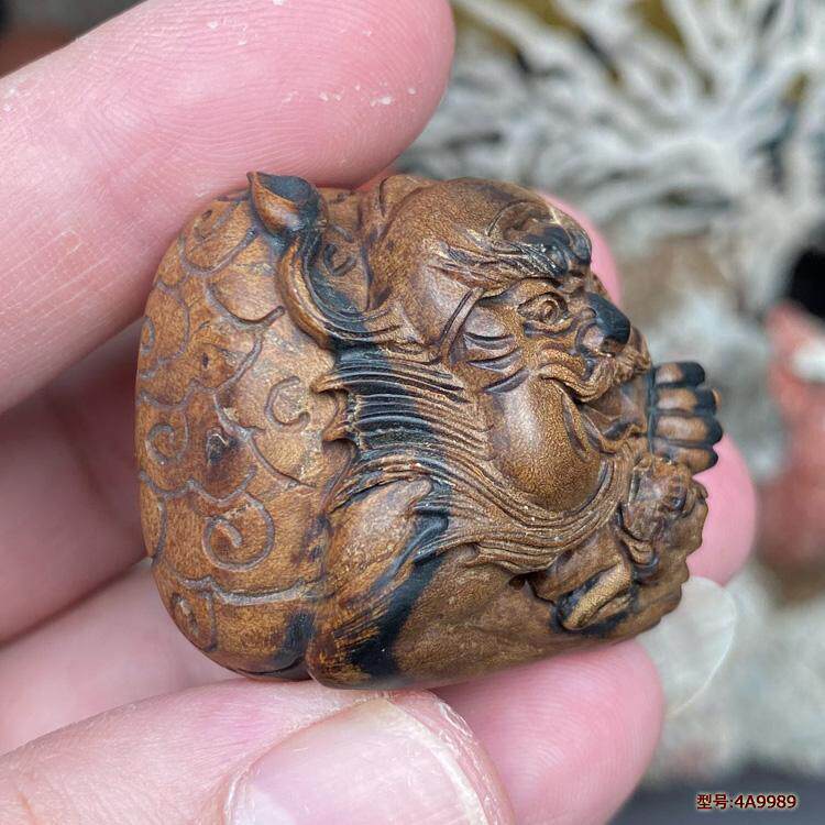 钟馗海神柳天然海柳吊坠车挂