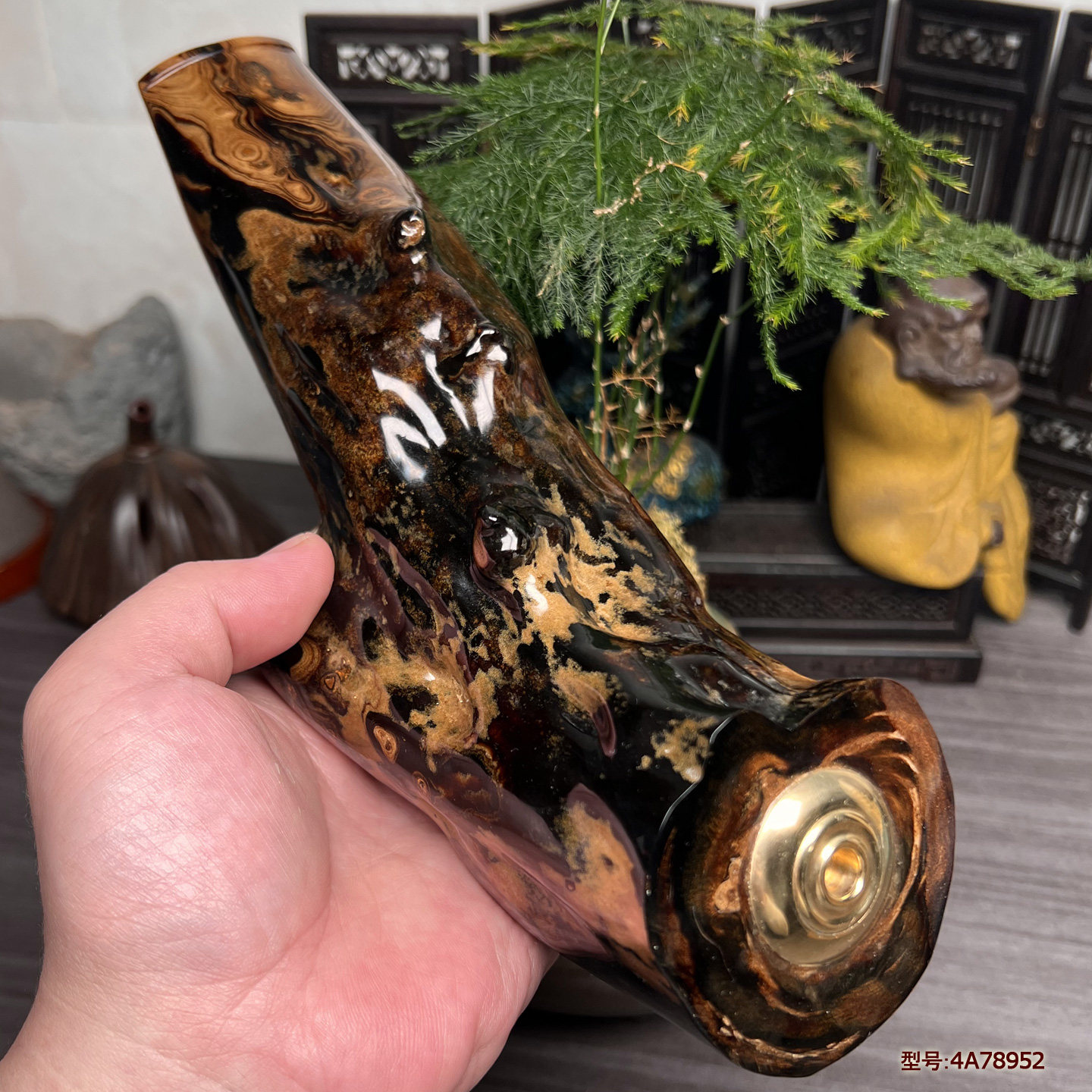 天然保真海柳手工拉杆循环烟嘴