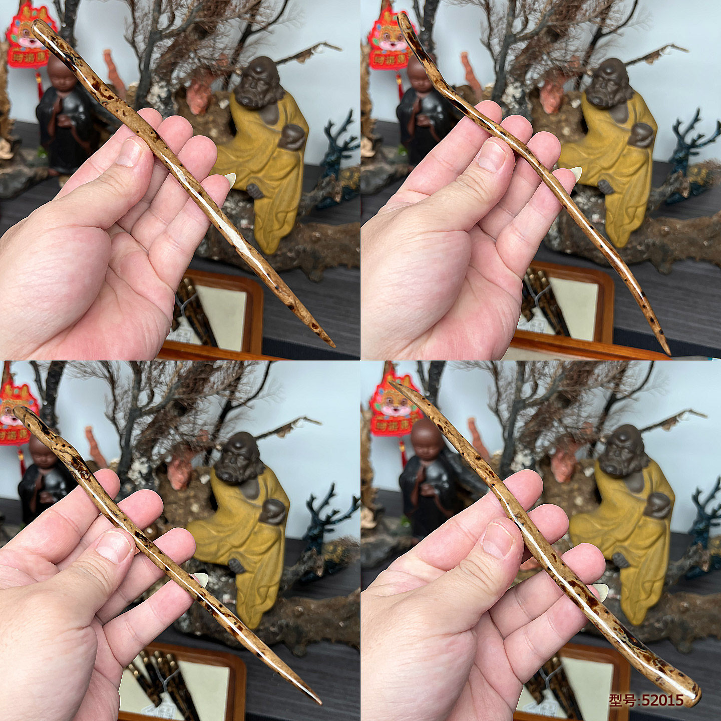 保真天然海柳古风手工发簪送礼