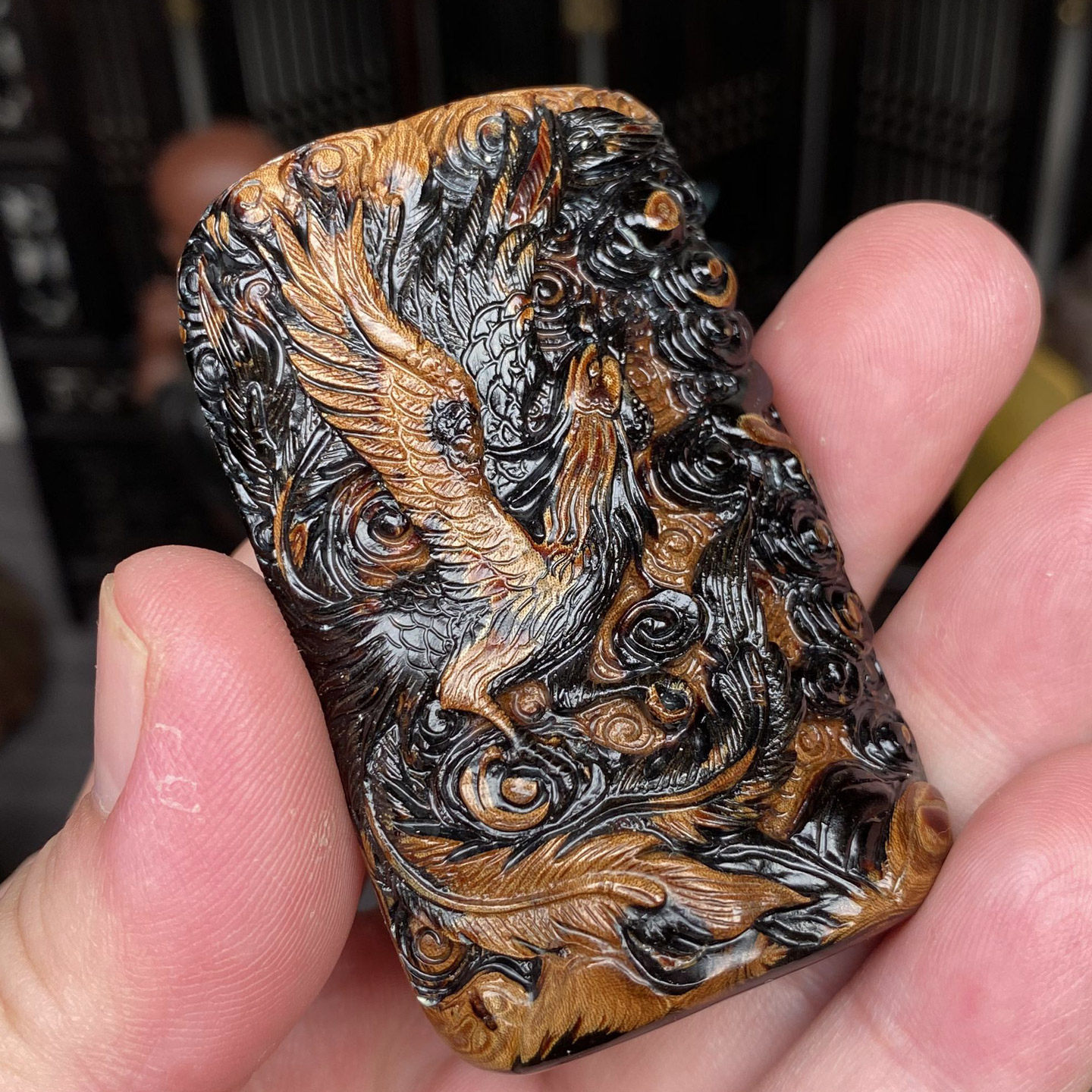 纯天然保真海柳车挂吊坠项链