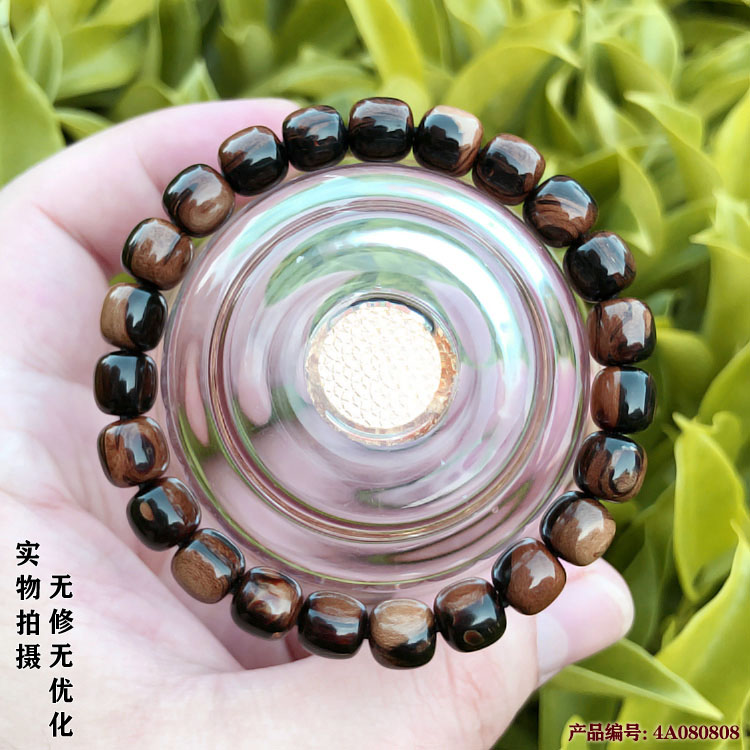 天然海柳手链念珠佛珠桶珠8X8mm