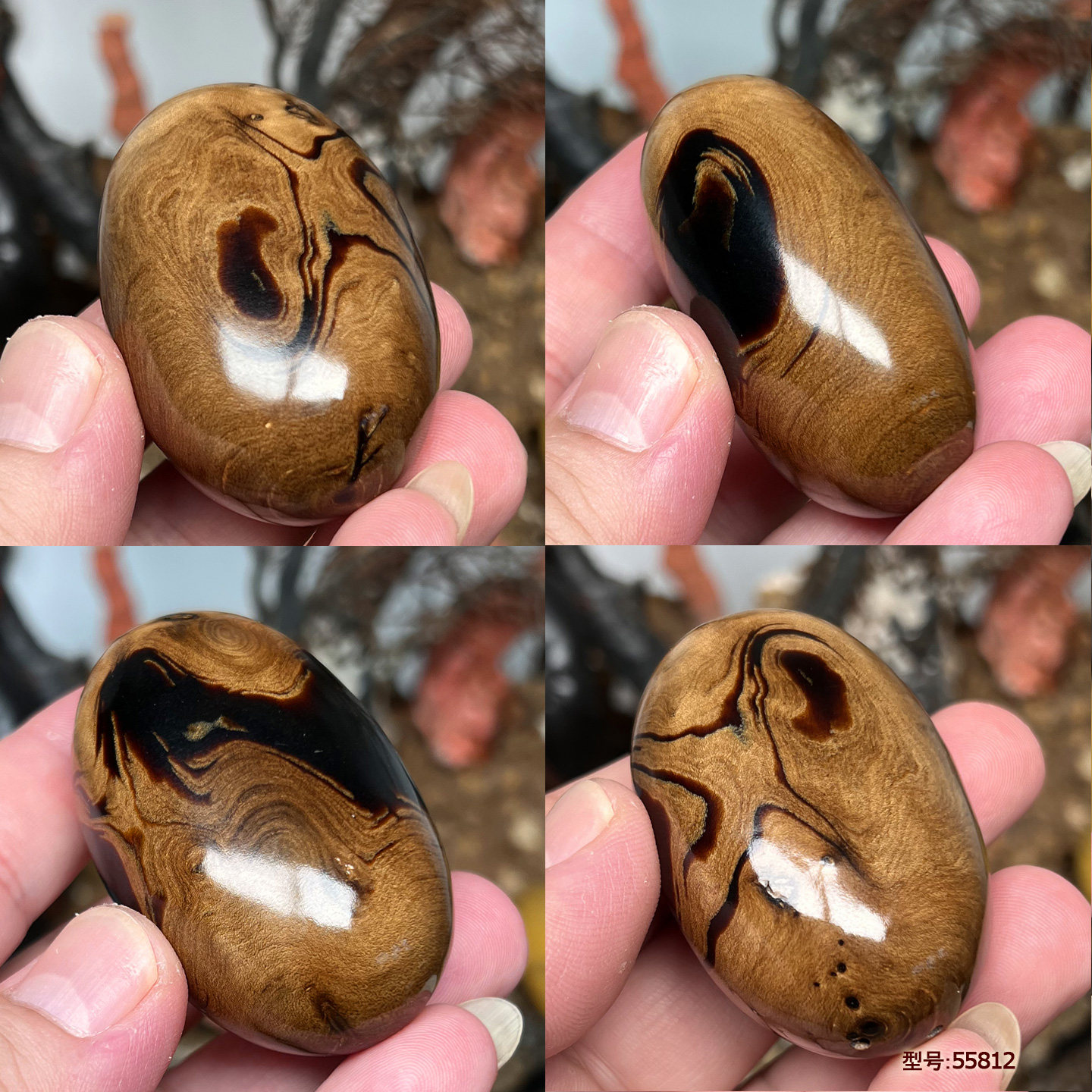 热销天然血柳海柳文玩手把件