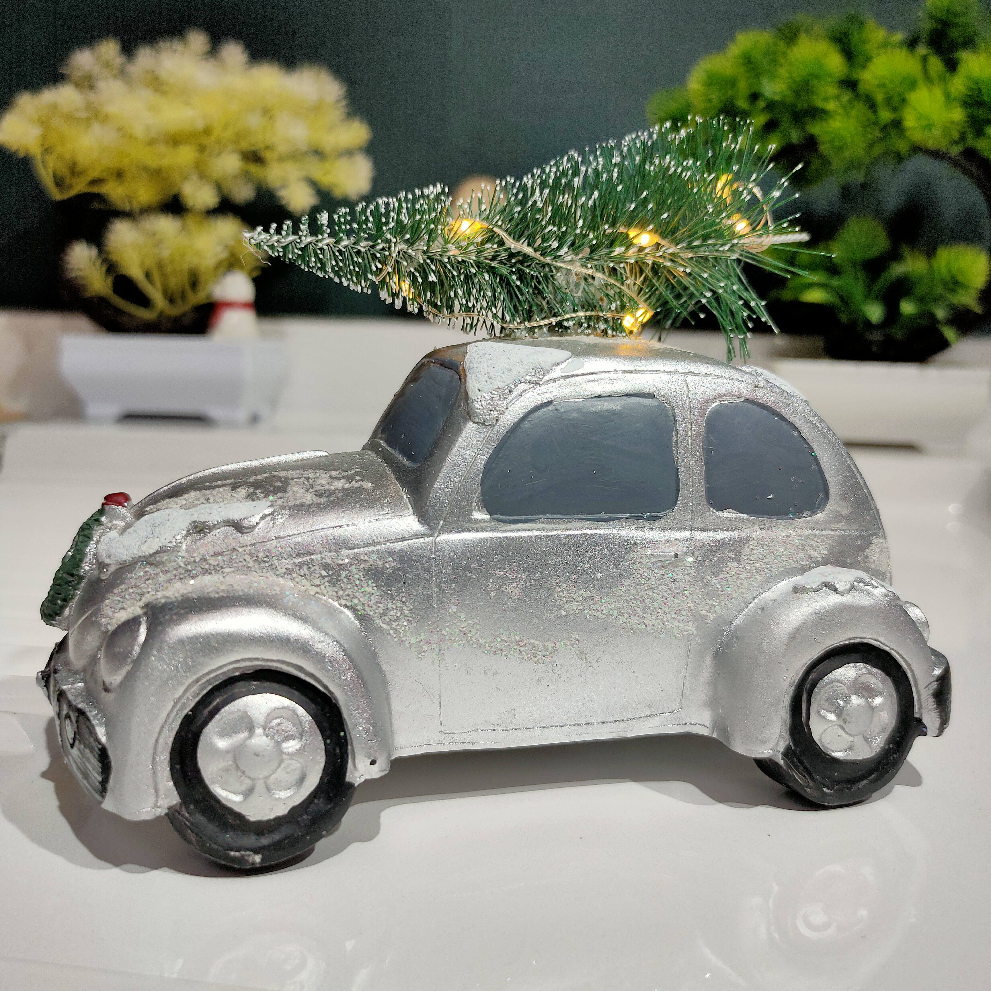 新品陶瓷圣诞汽车夜灯摆件长16宽10高12/非偏满23包邮部分瑕