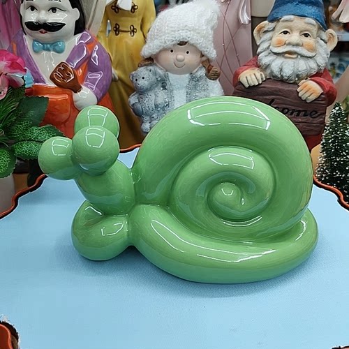 新品高温瓷蜗牛摆件/非偏满23包邮部分瑕