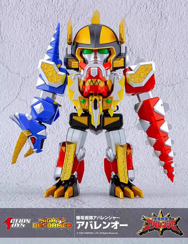 预定 ACTION TOYS DEFORMED 暴龙战队 暴莲王 可动变形机甲模型