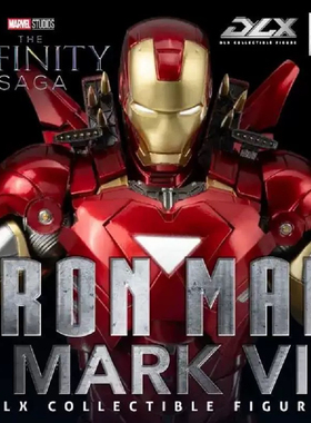3AThreezero DLX系列漫威钢铁侠 MK6Mark6合金成品模型ROCK娃模玩