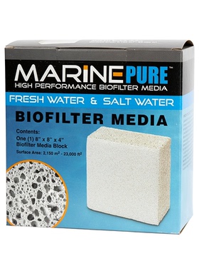 美国MP超能滤材鱼缸神砖净水方砖细菌屋过滤材料厚砖生化培菌滤材