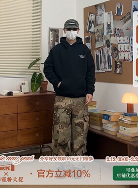 BBCN STORE宽松廓形美式复古工装裤男女休闲伞兵裤cargo直筒裤