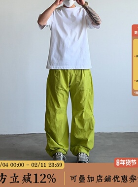 BBCN STORE美式户外防泼水速干长裤2025新款直筒宽松休闲裤男女