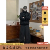 STORE重磅水洗工装 美式 裤 BBCN 男女宽松弯刀裤 伐木裤 复古休闲裤