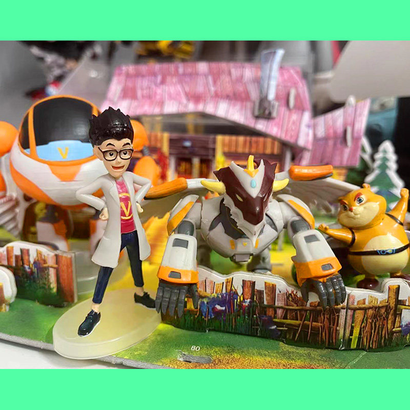 熊出没天才威洞洞幺熊大熊二光头强之怪兽计划摆件模型儿童玩具