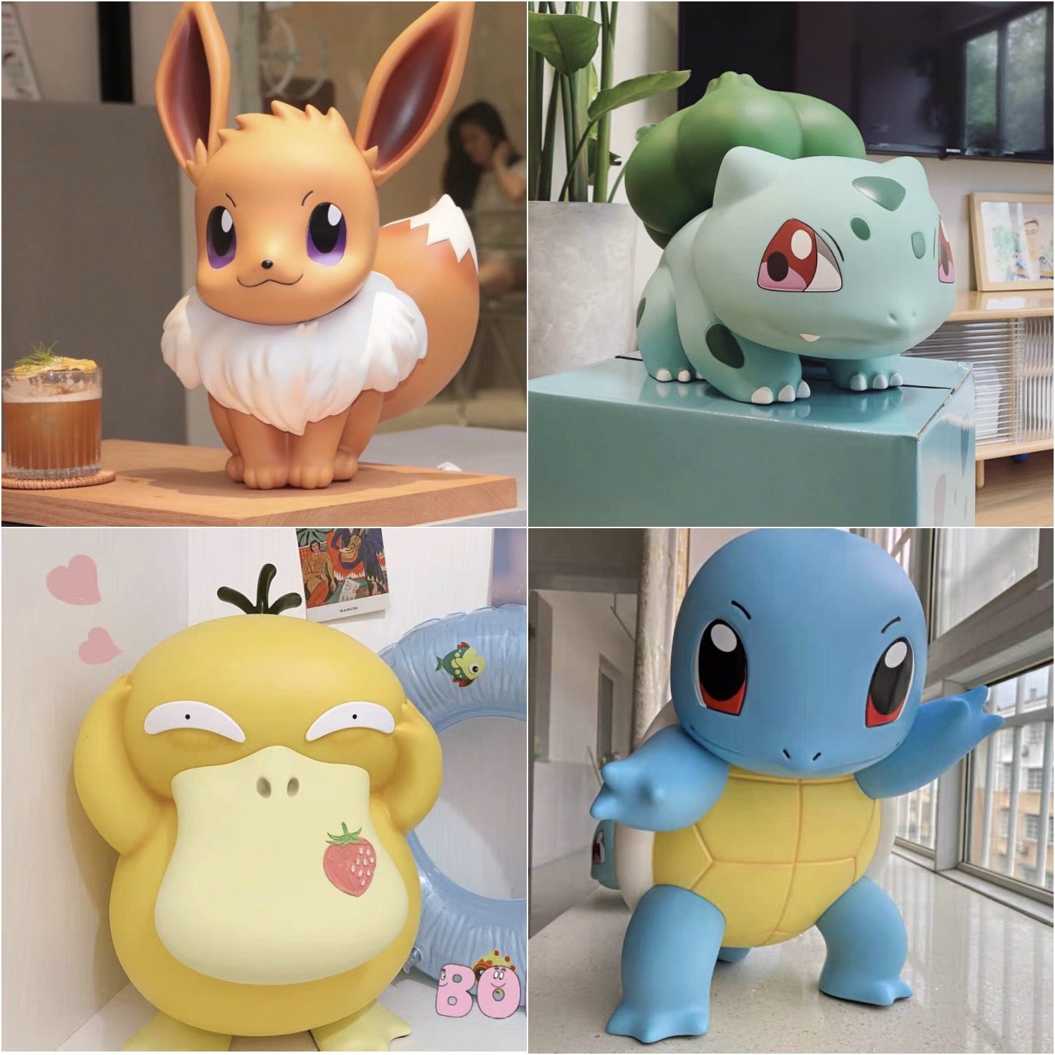 口袋妖怪 宝可梦 宠物小精灵皮卡丘小火龙杰尼龟伊布手办玩具模型