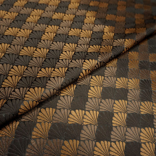 松叶小纹扇贝壳和风织锦缎