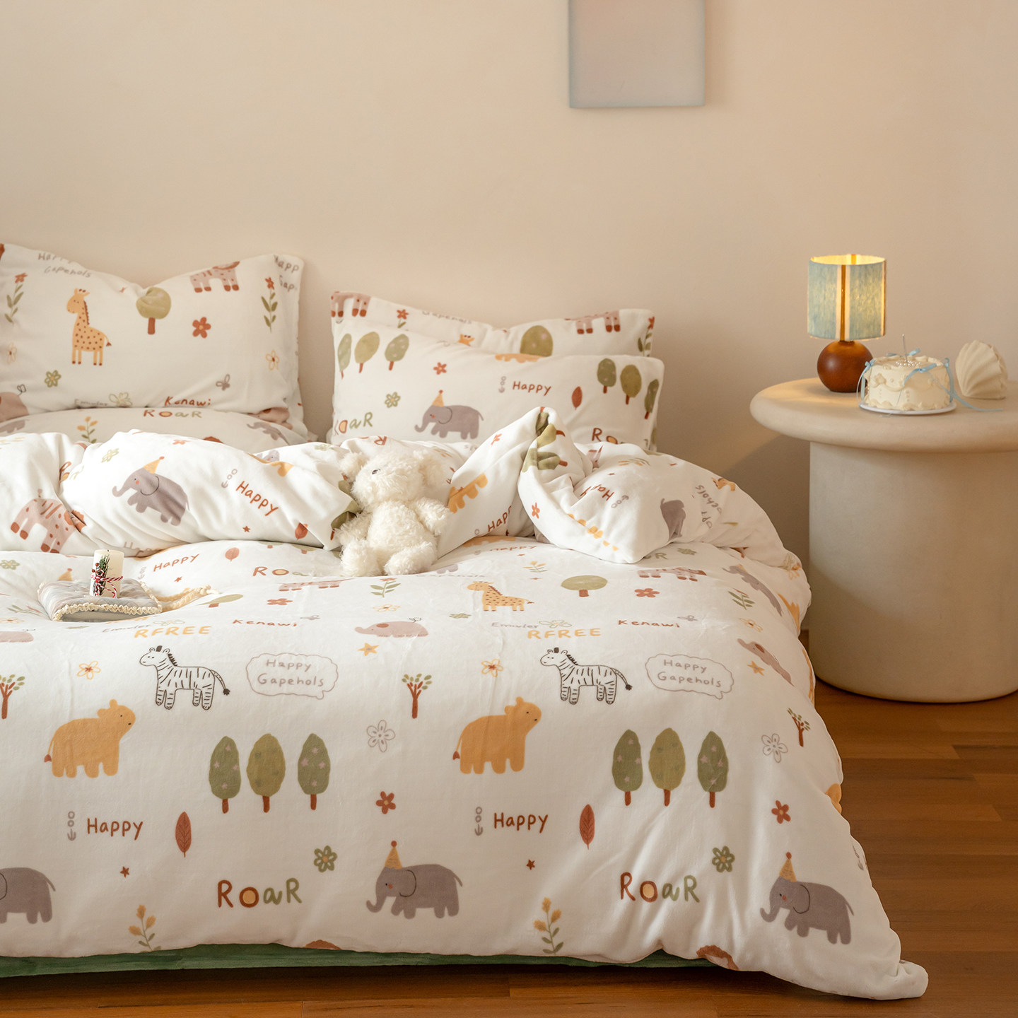 冬季超柔卡通牛奶绒加厚保暖被套单件150*200*230双面绒学生被罩,床上用品,被套,淘宝优惠券,粉丝福利购,淘宝优惠卷