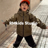 RM原创设计新品 男女儿童宝三合一多色连帽防水防风冲锋衣外套户外