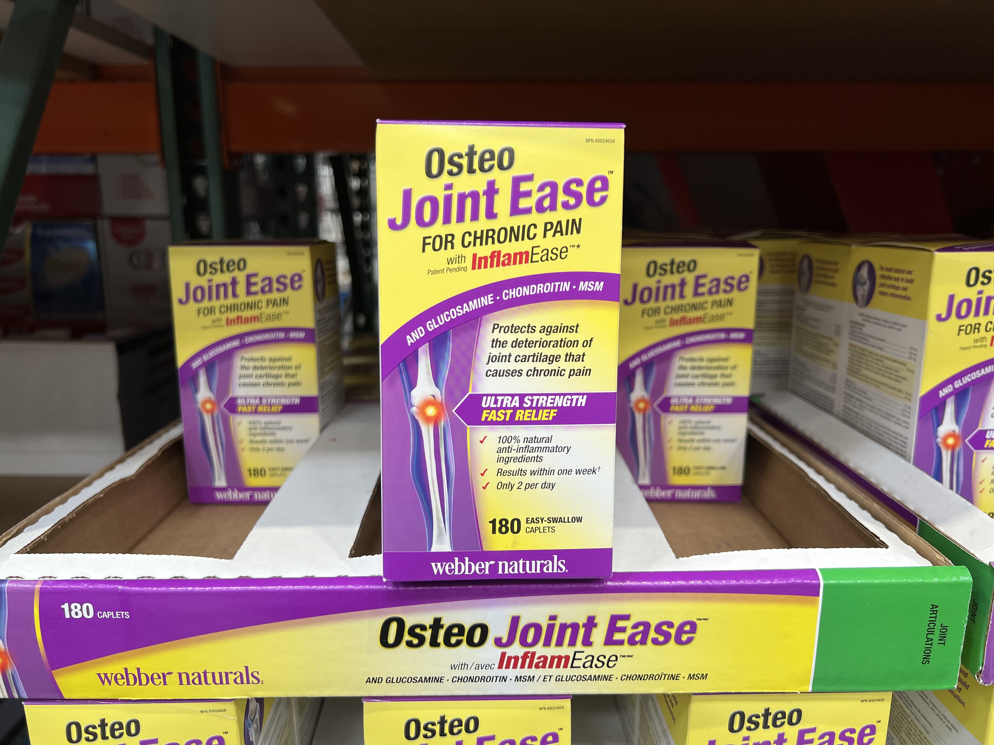 加拿大伟博硫酸氨糖 强力骨胶原 关节灵 维骨力15种营养配方180粒