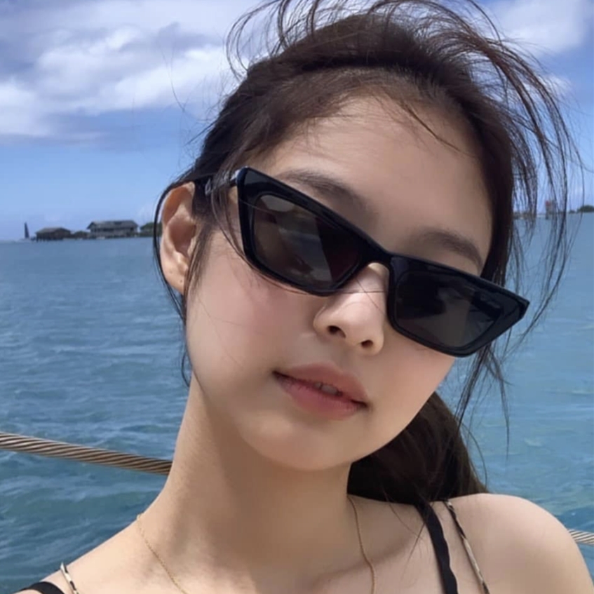 JENNIE同款小框韩版搞怪网红眼镜