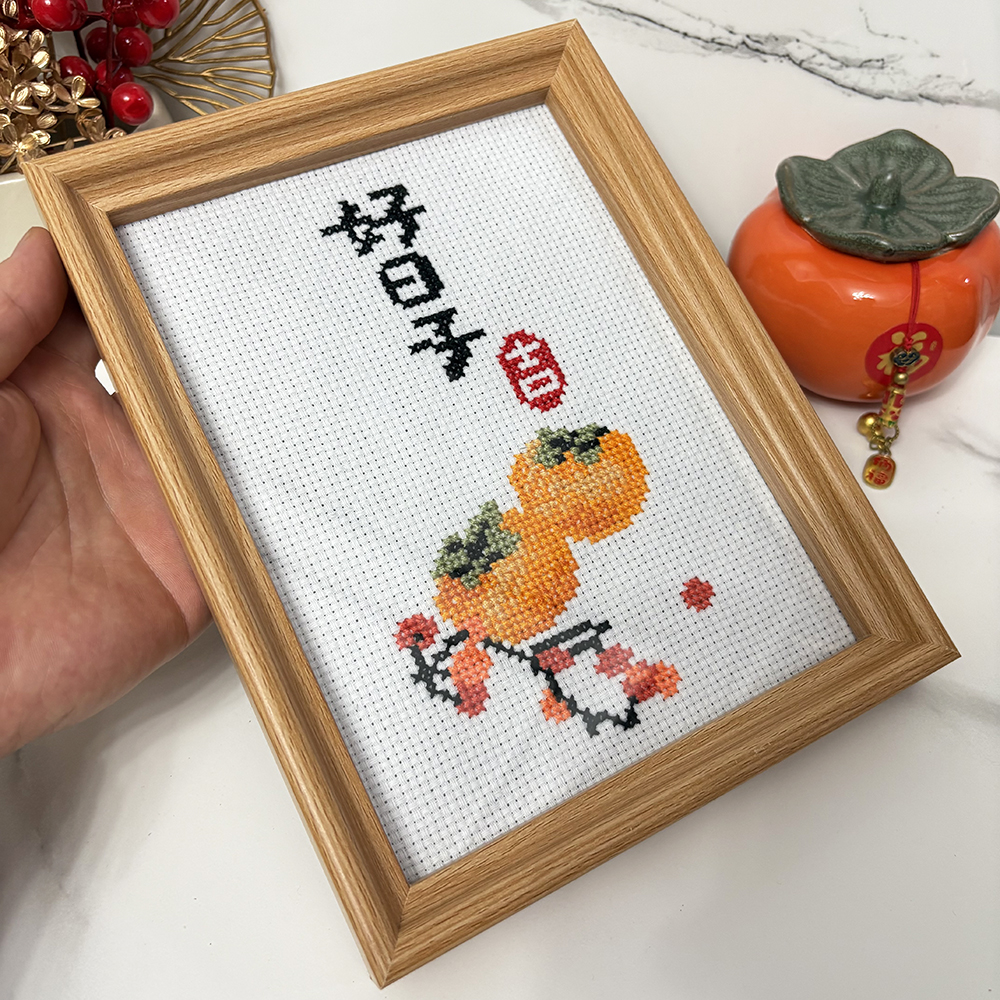 带框十字绣新款带框免装裱