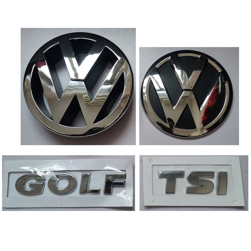 高尔夫5gti车标贴字母大众