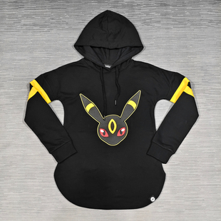 瑕疵外贸尾货美女款卡通刺绣贴布连帽套头薄款休闲卫衣美式印花