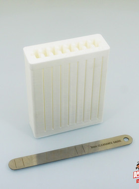 324四驱车工具多种角度切海绵刹车切3mm蓝色刹车带1mm验车尺