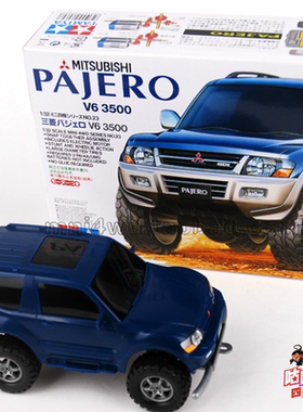 正品田宫四驱车19023 三菱 帕杰罗 V6 3500 拼装电动现货