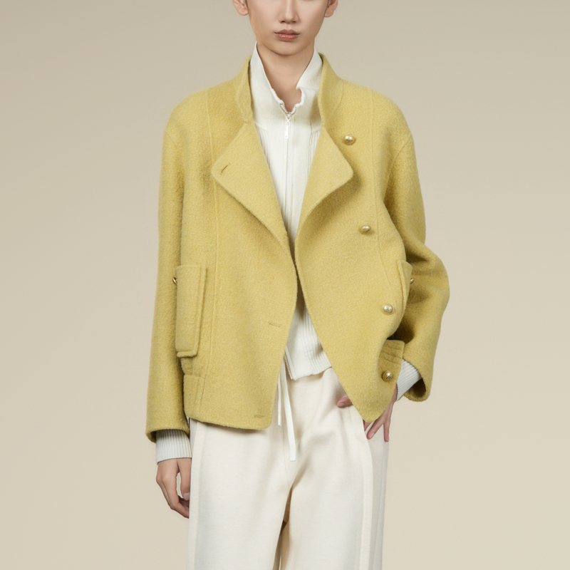 少库存 XG雪歌 呢大衣XK410001A630