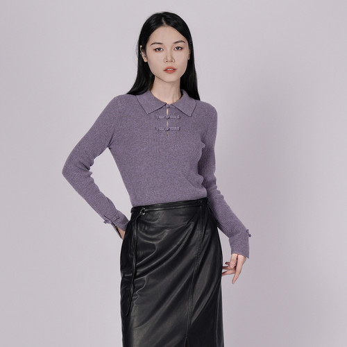 XG雪歌100%绵羊毛针织衫XK411090AE87