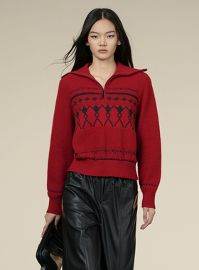 XG雪歌兔毛针织衫XK411010B713